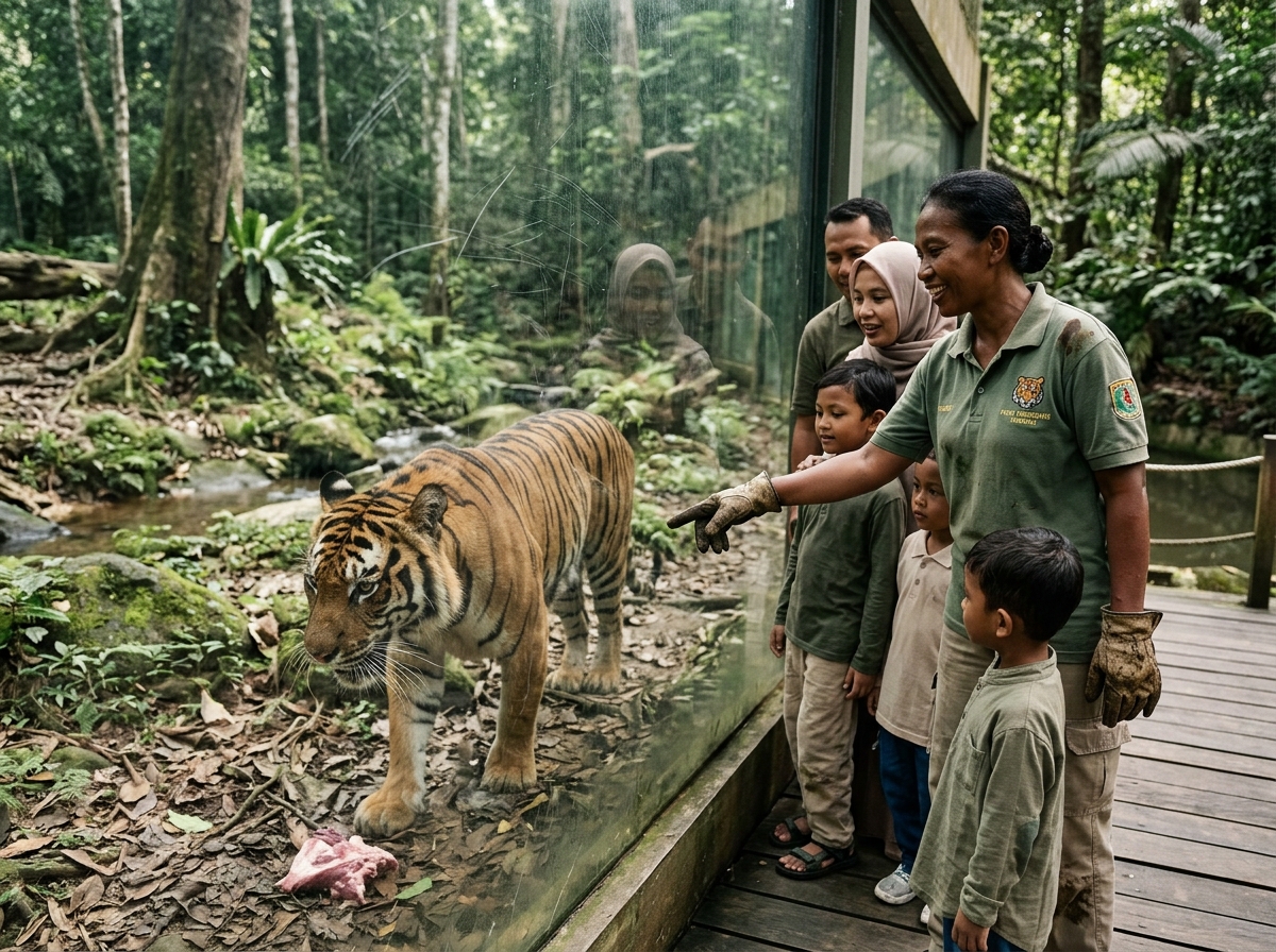 Feeding Time Harimau